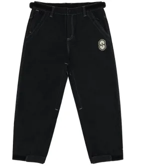 3 Ply Denim Pant | Black