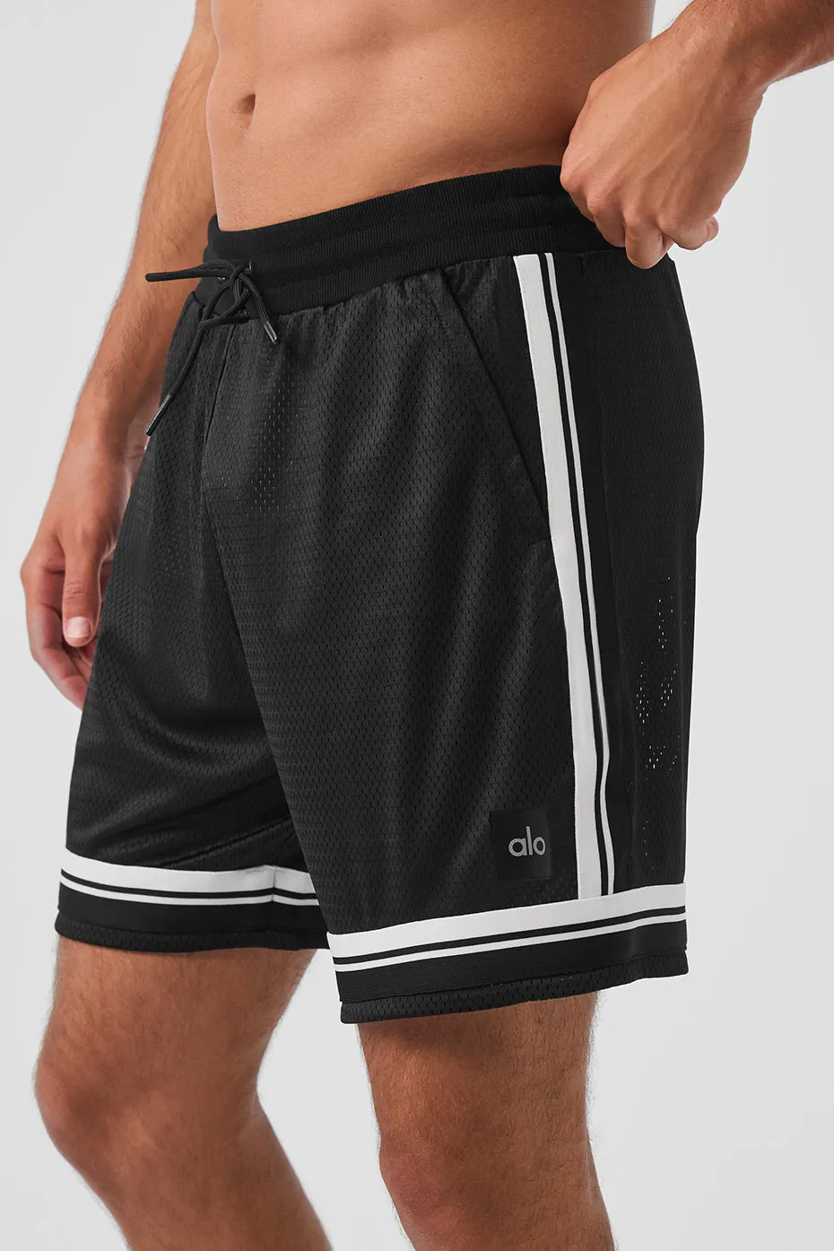 7" Key Mesh Basketball Short - Black