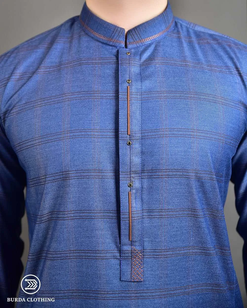 Aamir Blue Premium Kurta