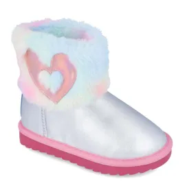 Agatha Ruiz de la Prada Silver Fur Fux Boot *Preorder