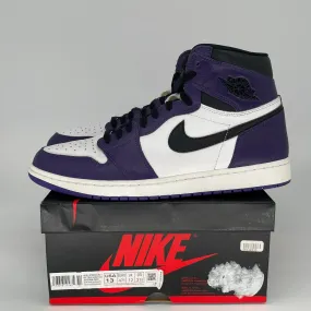 AIR JORDAN 1 COURT PURPLE 2.0 SIZE 13 555088-500