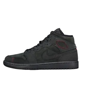 Air Jordan 1 Mid SE Craft 'Monochrome Black'