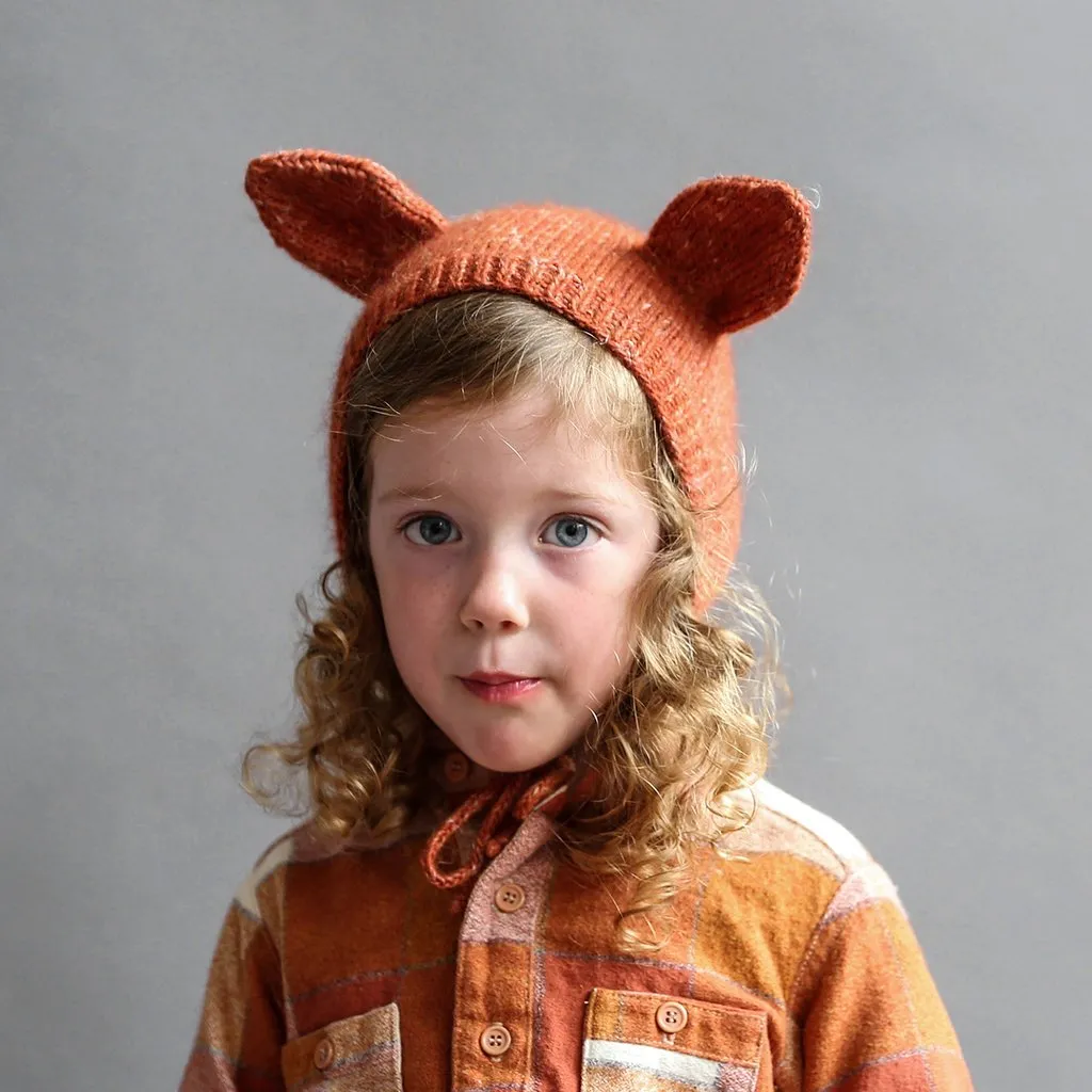 Animal Bonnet Knitting Pattern