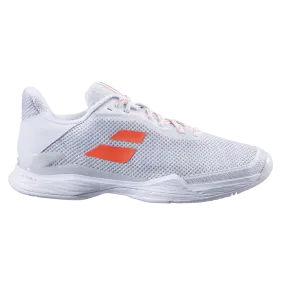 Babolat Women's Jet Tere Tennis Shoes White Living Coral