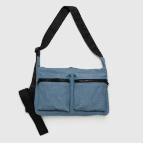 Baggu Medium Nylon Cargo Crossbody Digital Denim