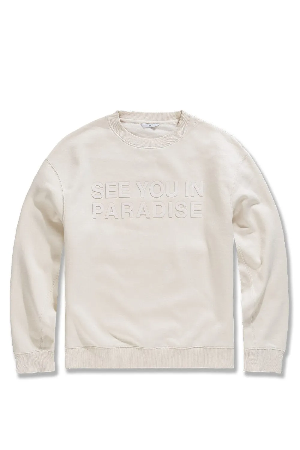 Big Men's Paradise Tonal Crewneck Sweatshirt