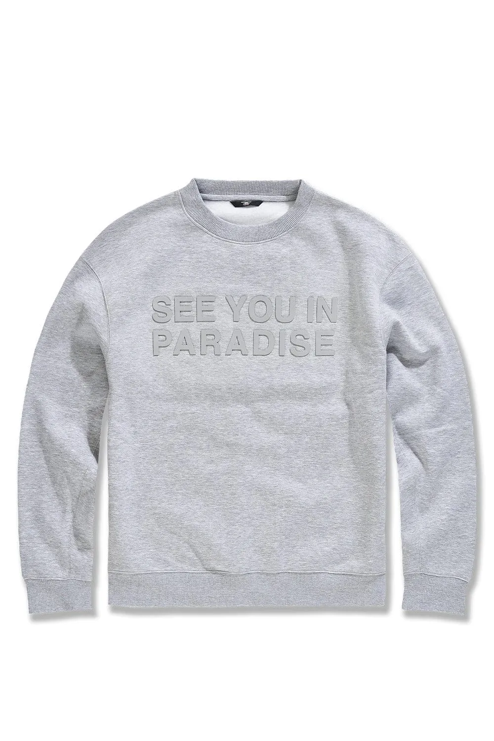 Big Men's Paradise Tonal Crewneck Sweatshirt