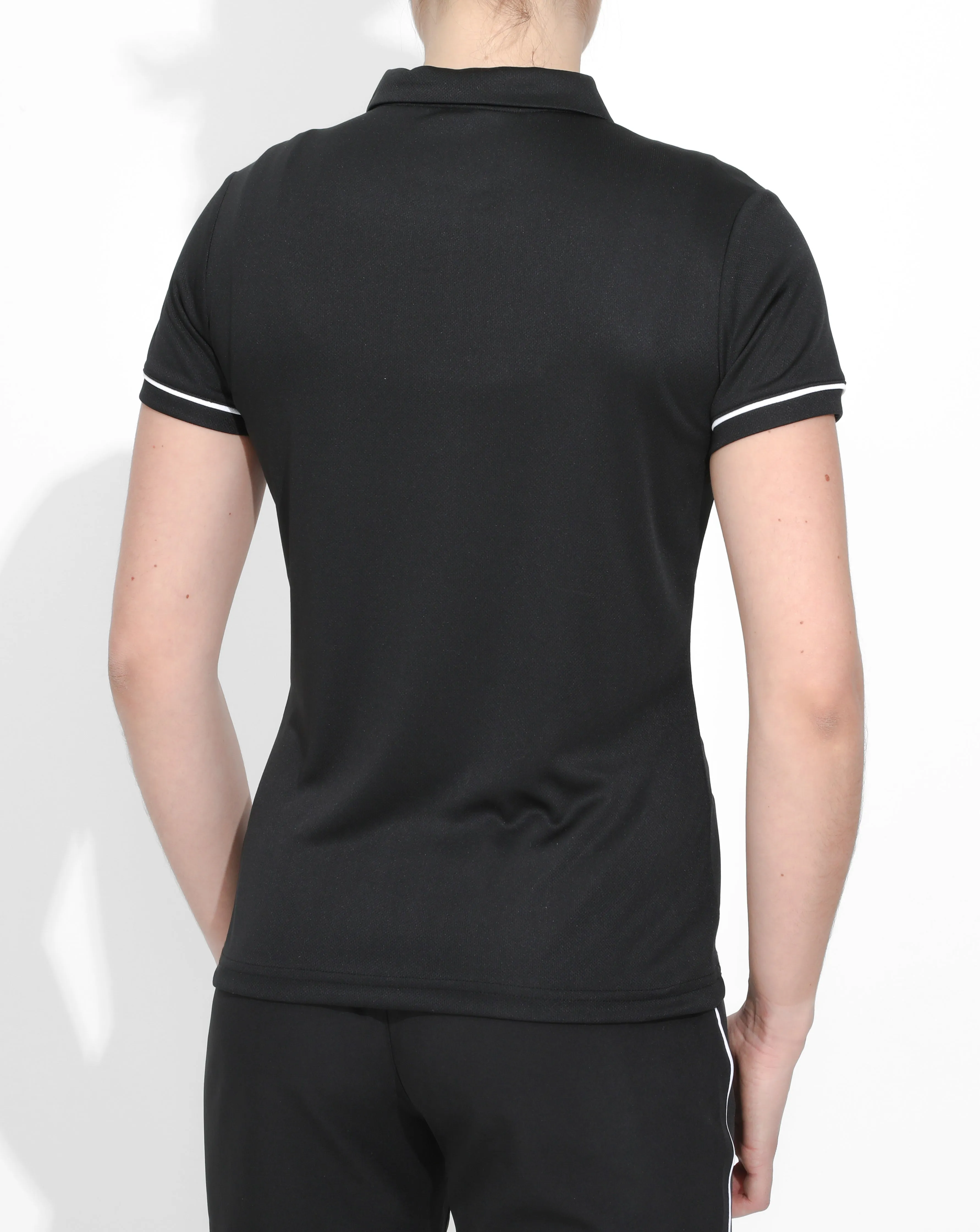 Black AMC Core Women's Training Polo