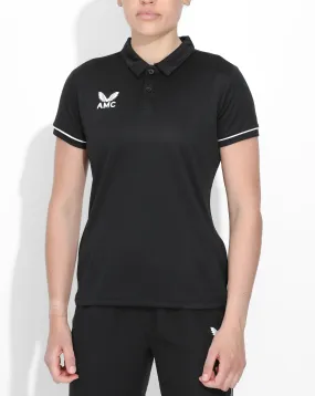 Black AMC Core Women's Training Polo