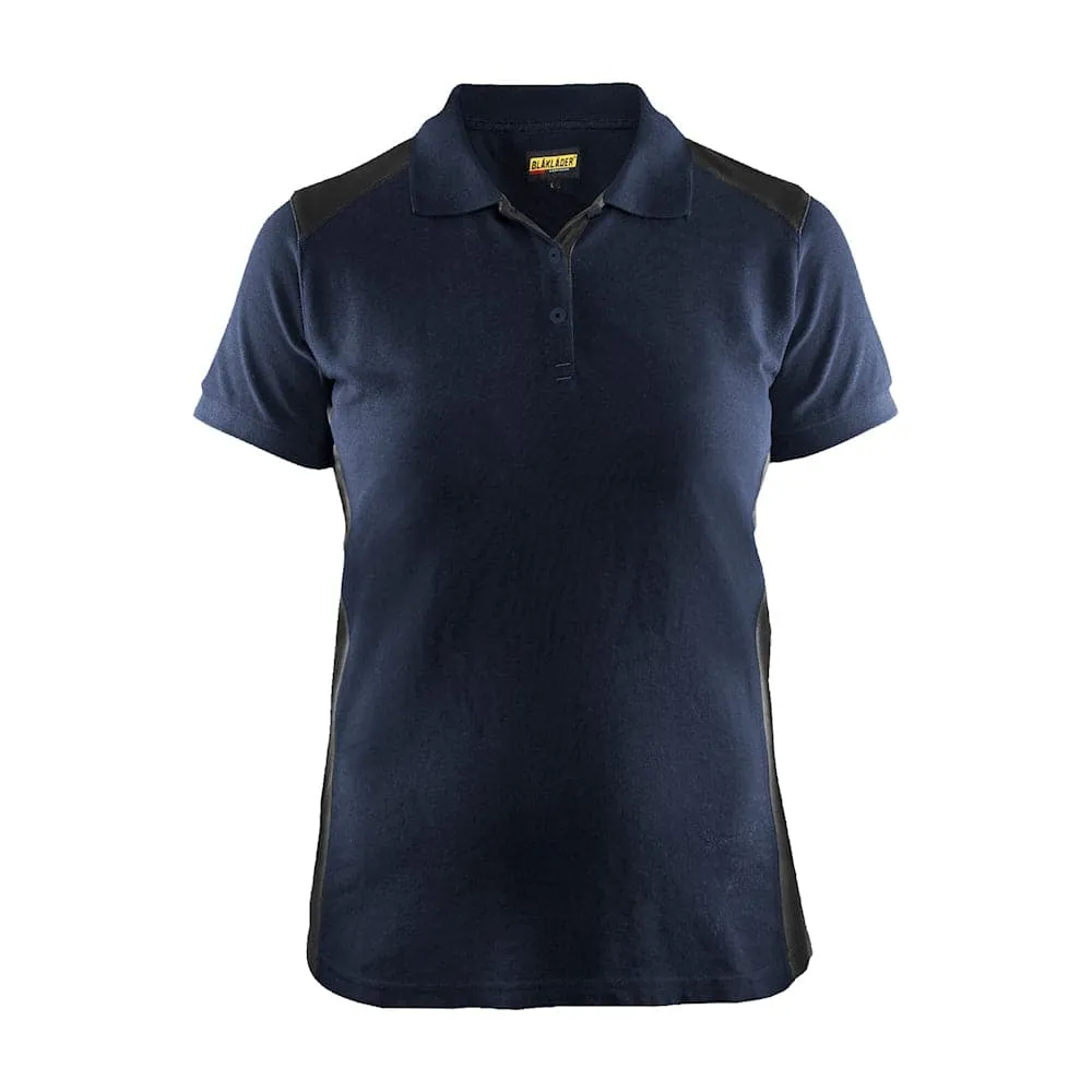 Blaklader 3390 Women's Polo Shirt Dark Navy / Black