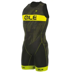 Body Ale Tri Record Zip Retro - Giallo Fluo