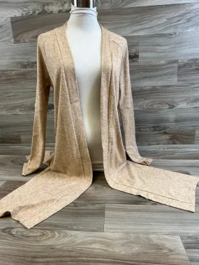 Cardigan By H For Halston In Tan, Size: Xs