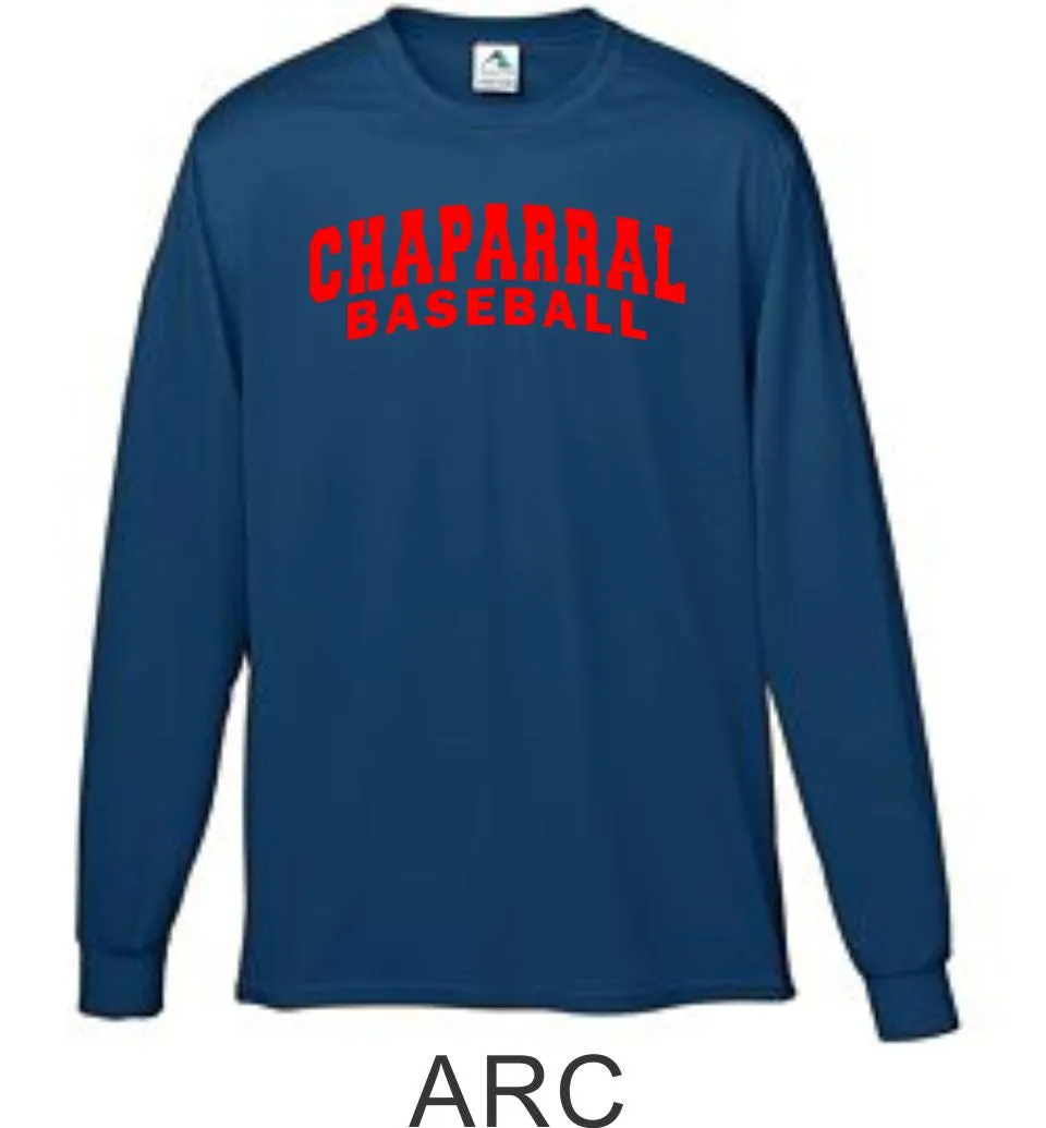 Chap Baseball Wicking Long Sleeve Tee in 3 Designs