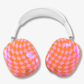 Checkmate Pink/Orange AirPods Max Cover