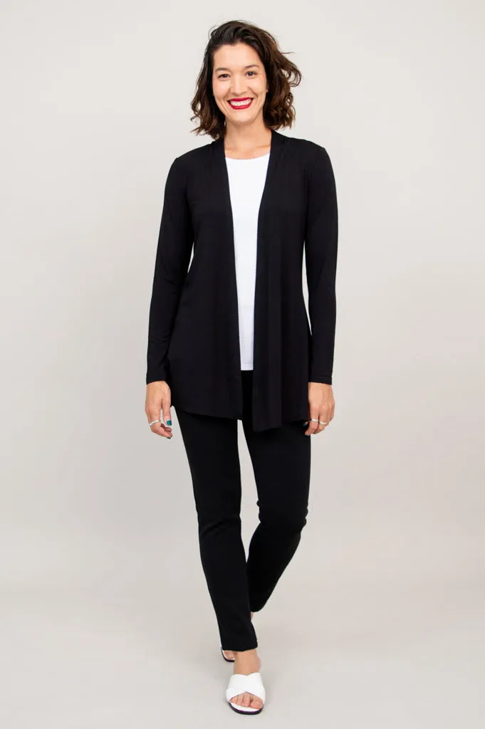 Chopra Jacket, Black, Bamboo