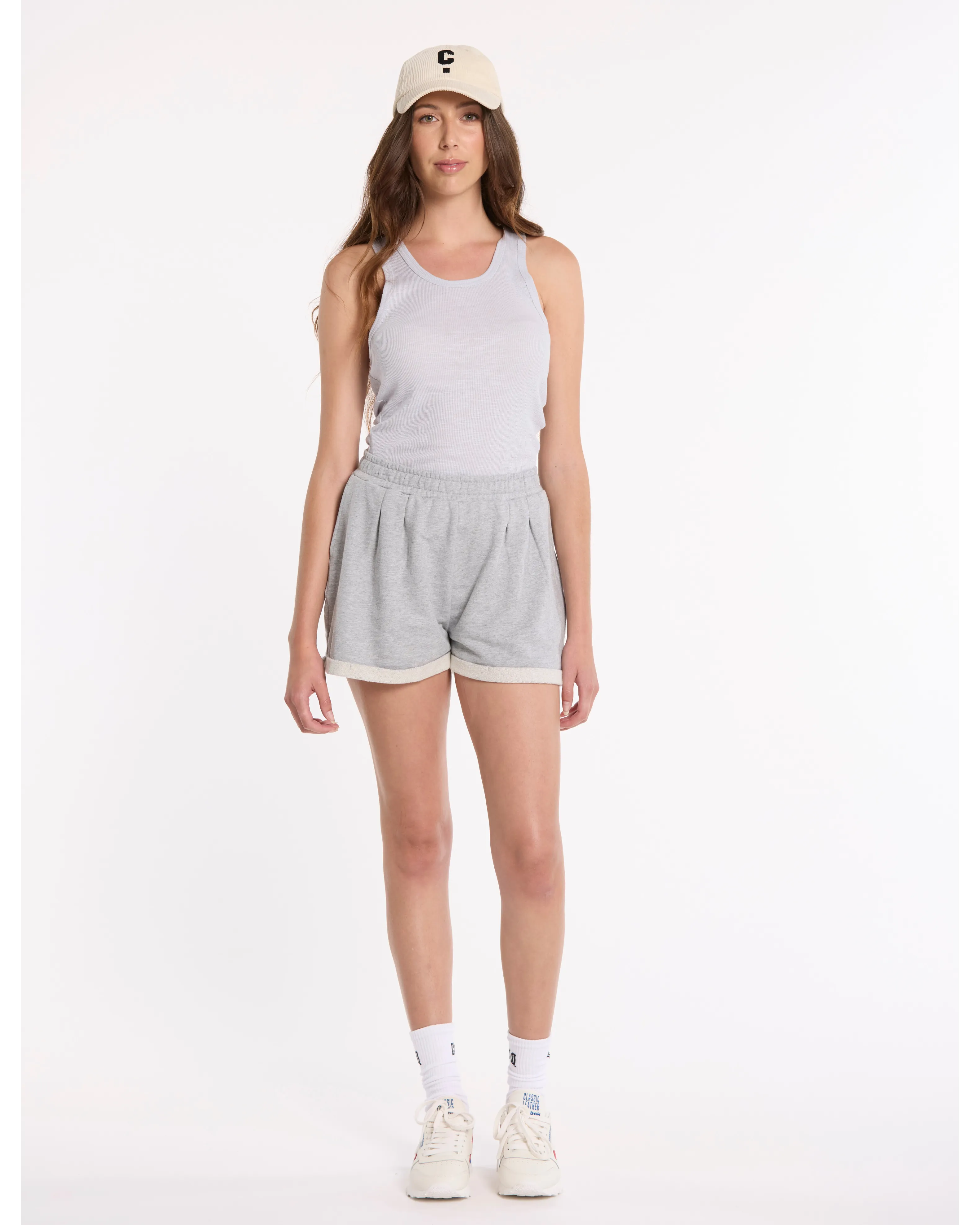 Clique Terry Short - Grey Marle