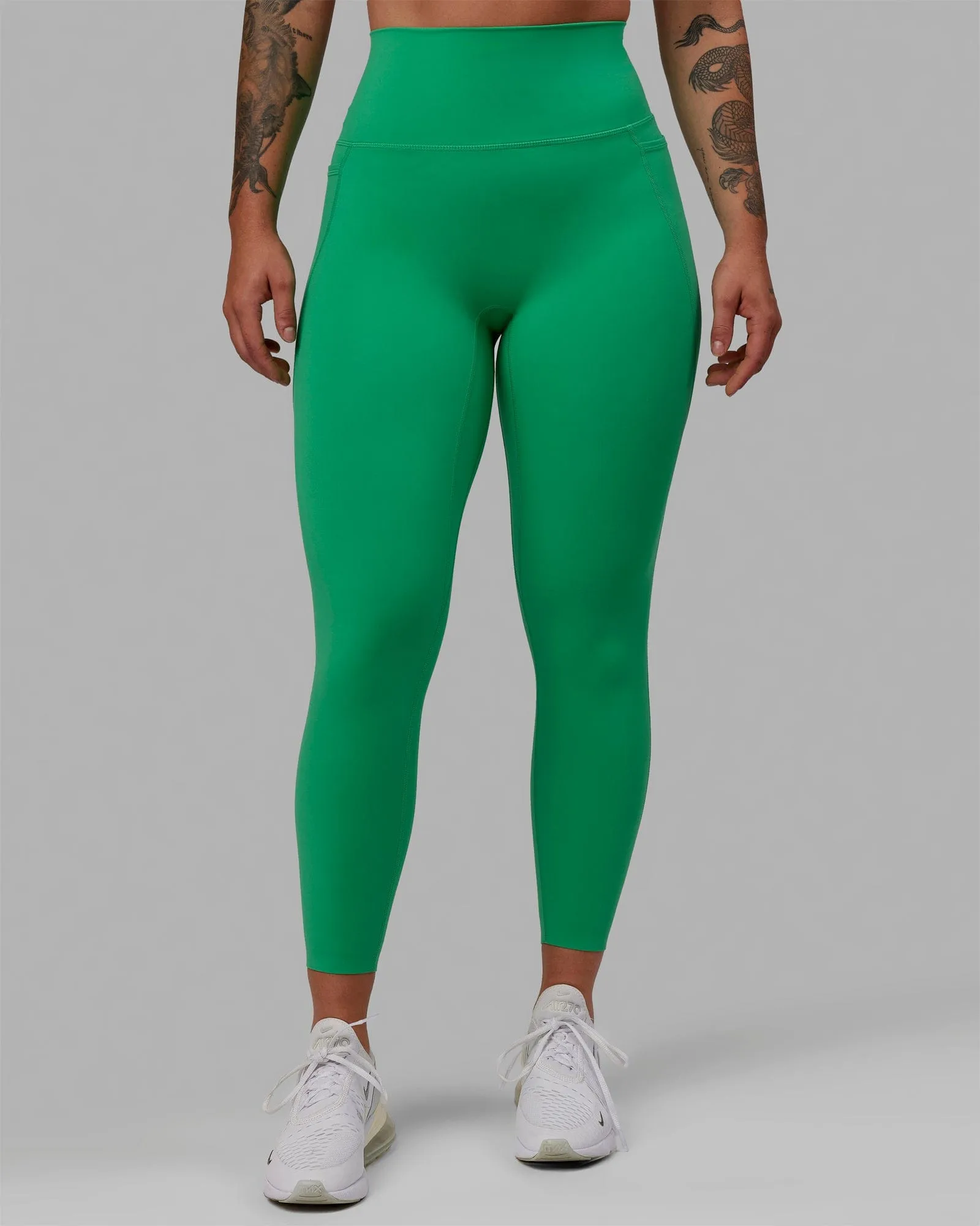 Elixir 7/8 Length Leggings With Pockets - Holly Green