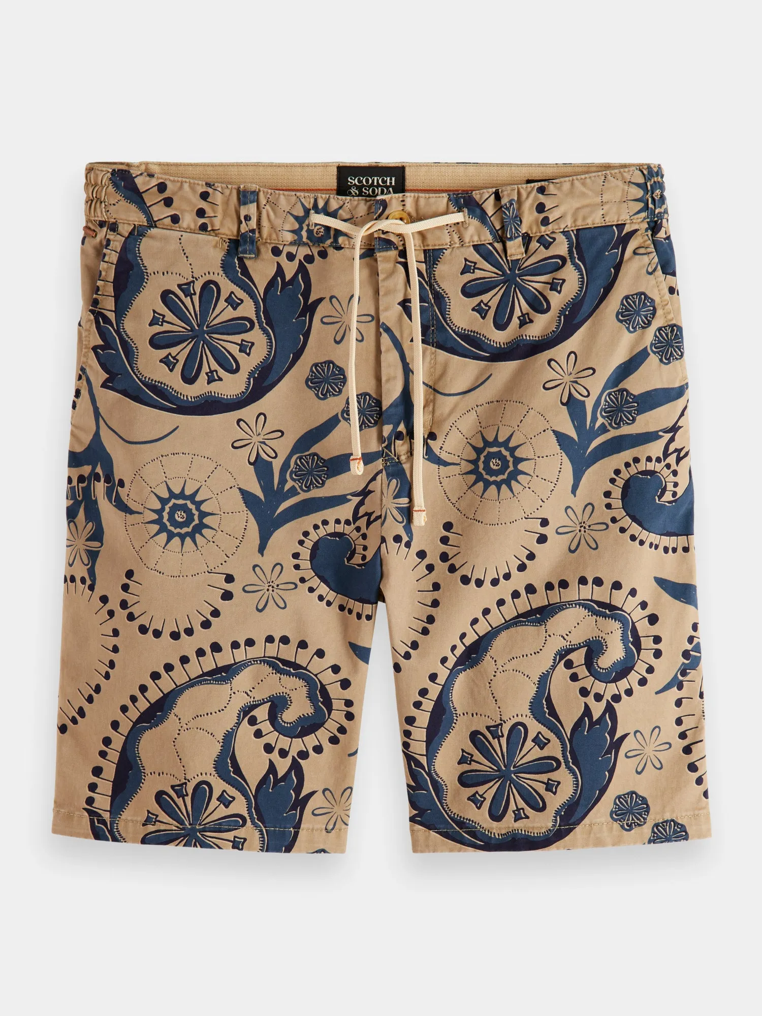 Fave printed twill shorts