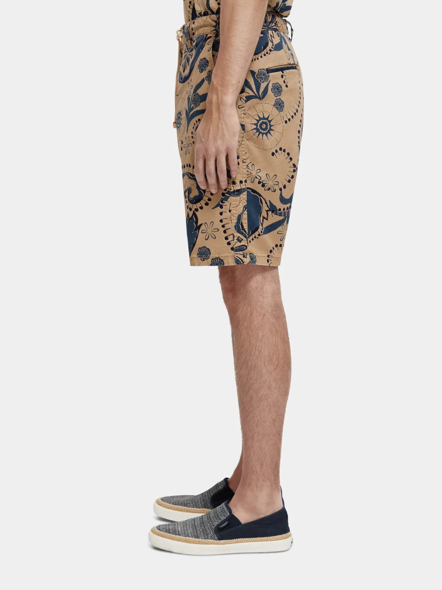 Fave printed twill shorts