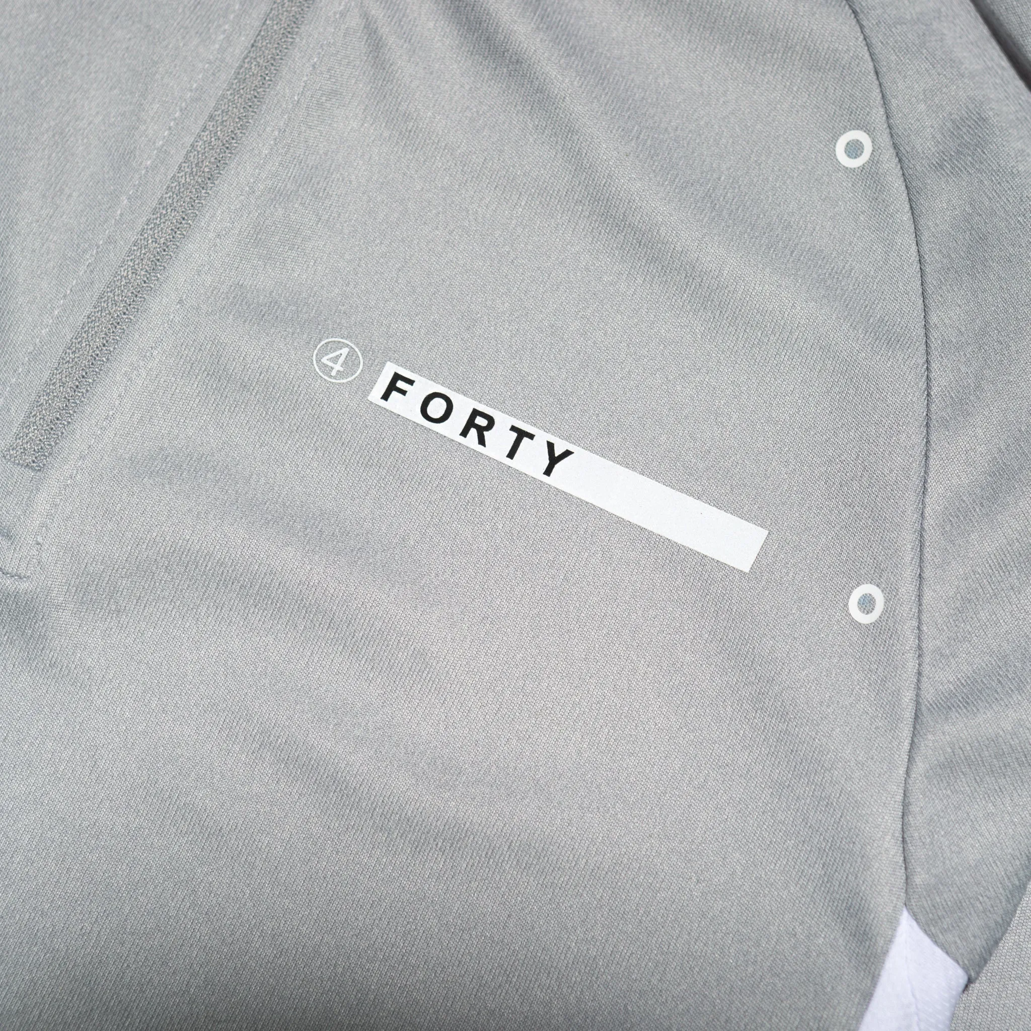 Foster 1/4 Zip Sports Tech (Grey/White)