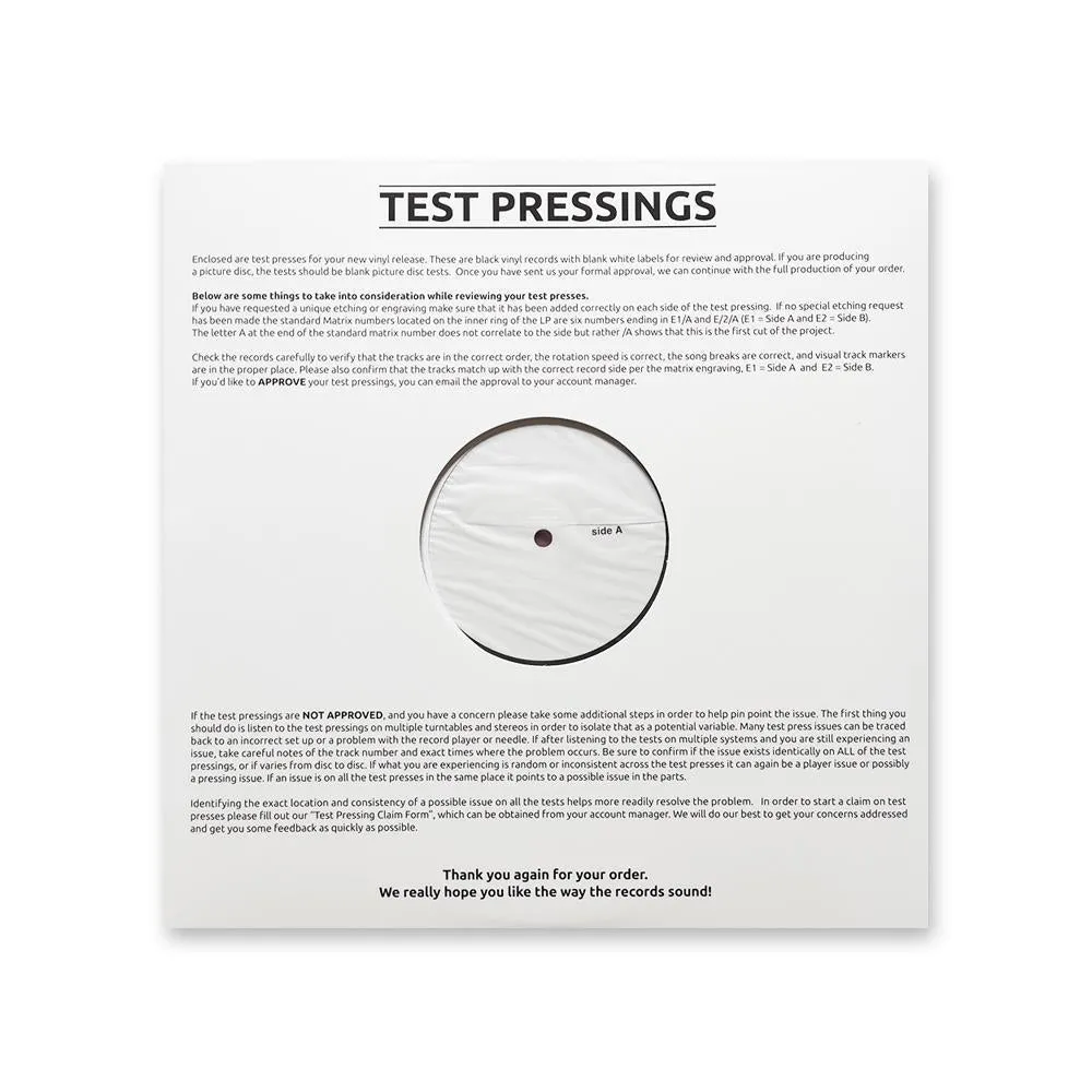 Gregory Porter - Water - Test pressing LP 2