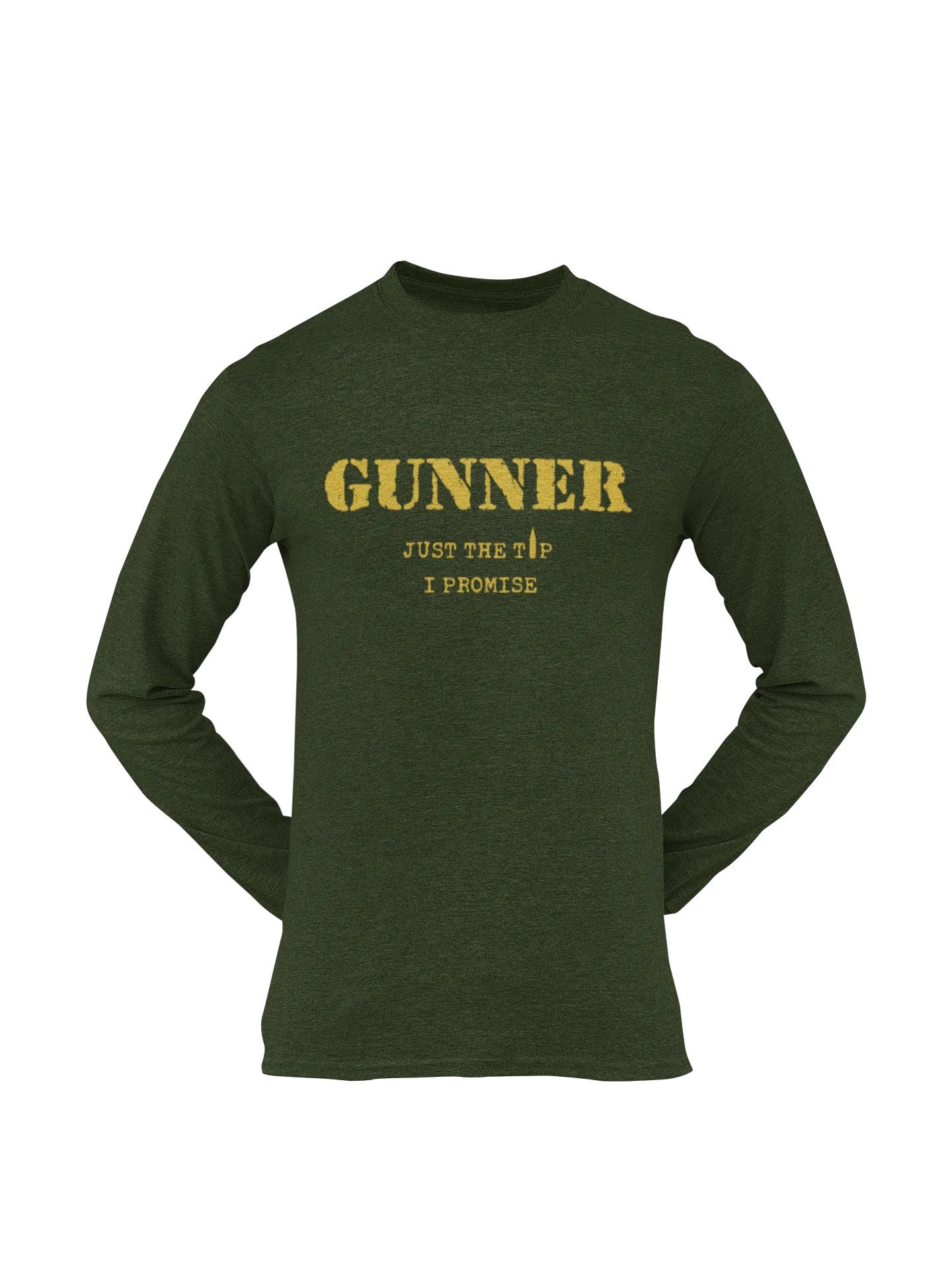 Gunner T-shirt – Just the Tip, I Promise (Men)