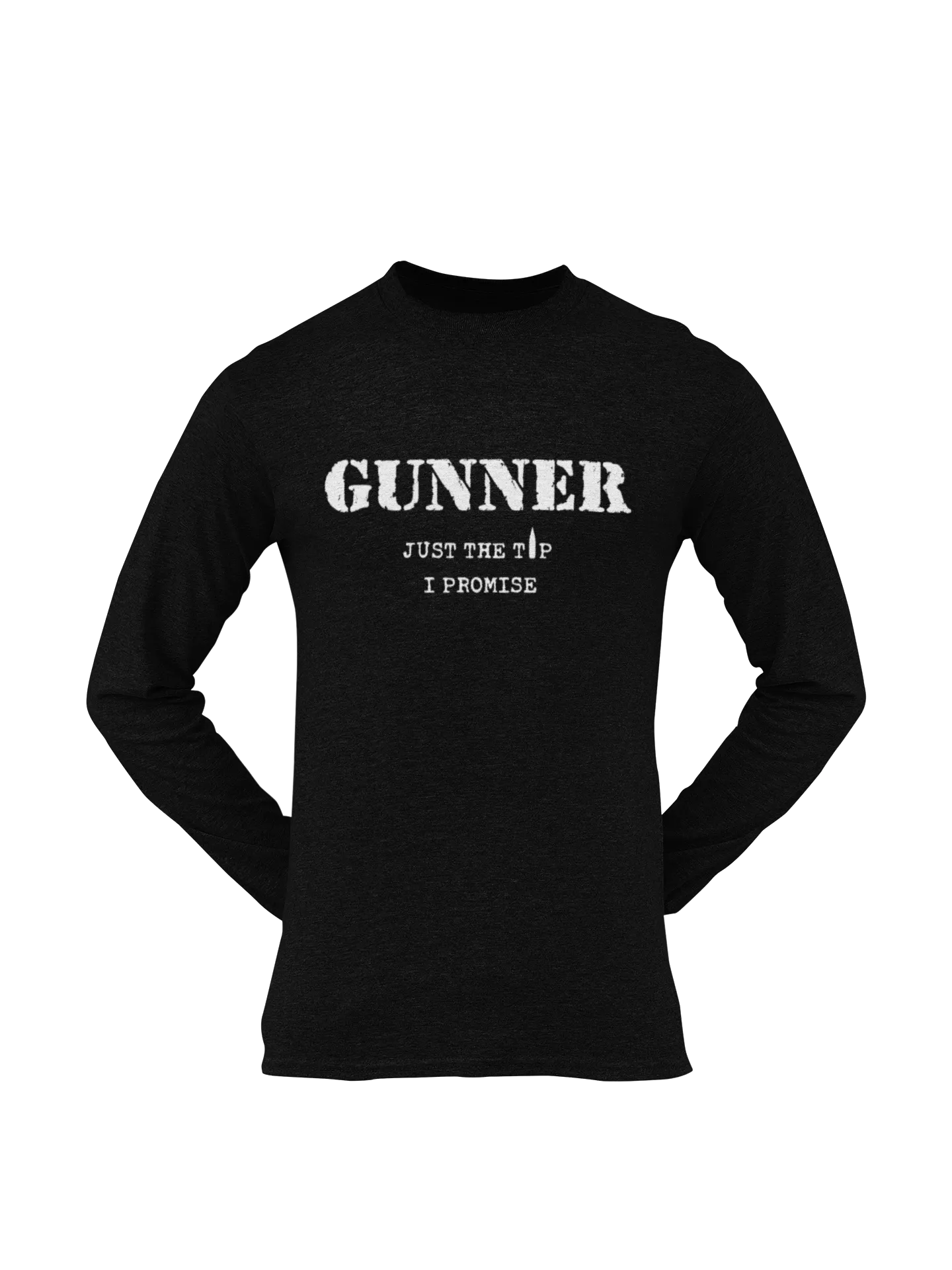 Gunner T-shirt – Just the Tip, I Promise (Men)