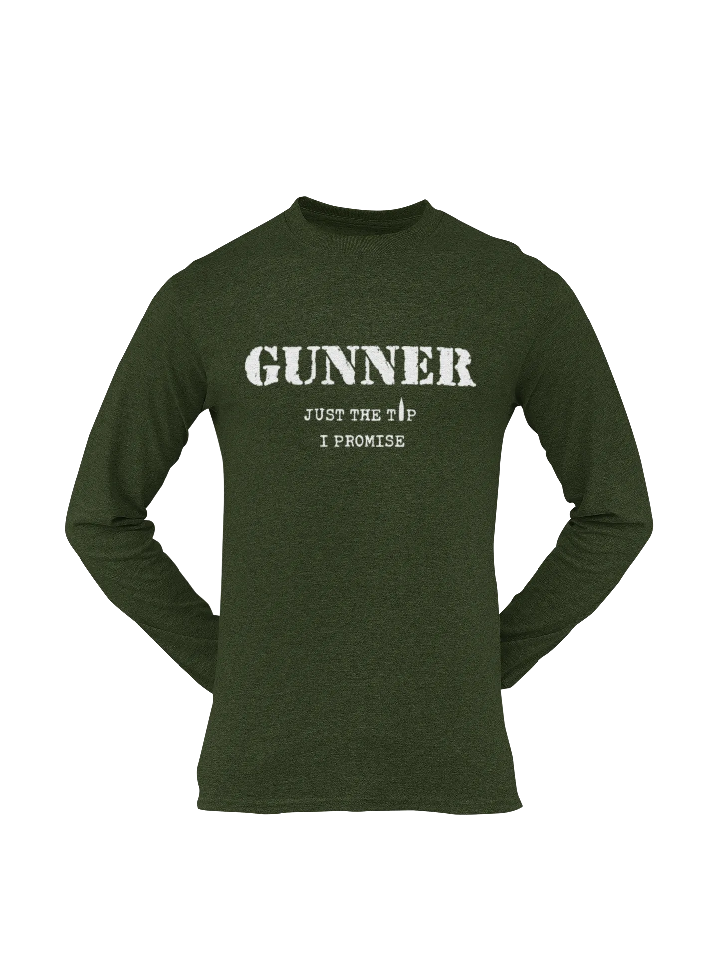 Gunner T-shirt – Just the Tip, I Promise (Men)