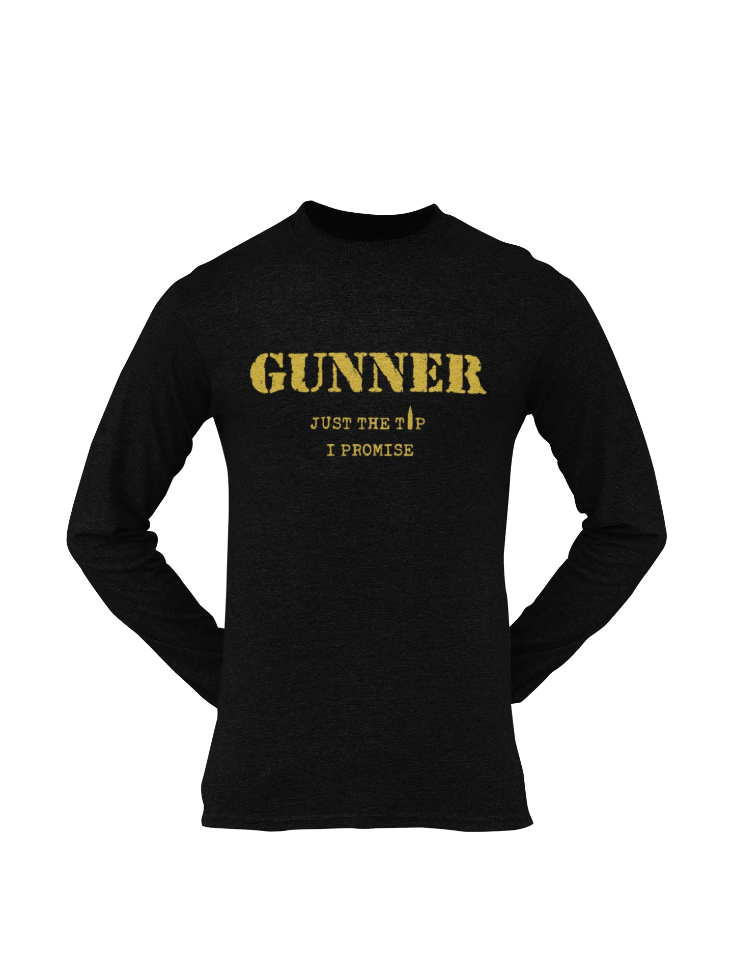 Gunner T-shirt – Just the Tip, I Promise (Men)