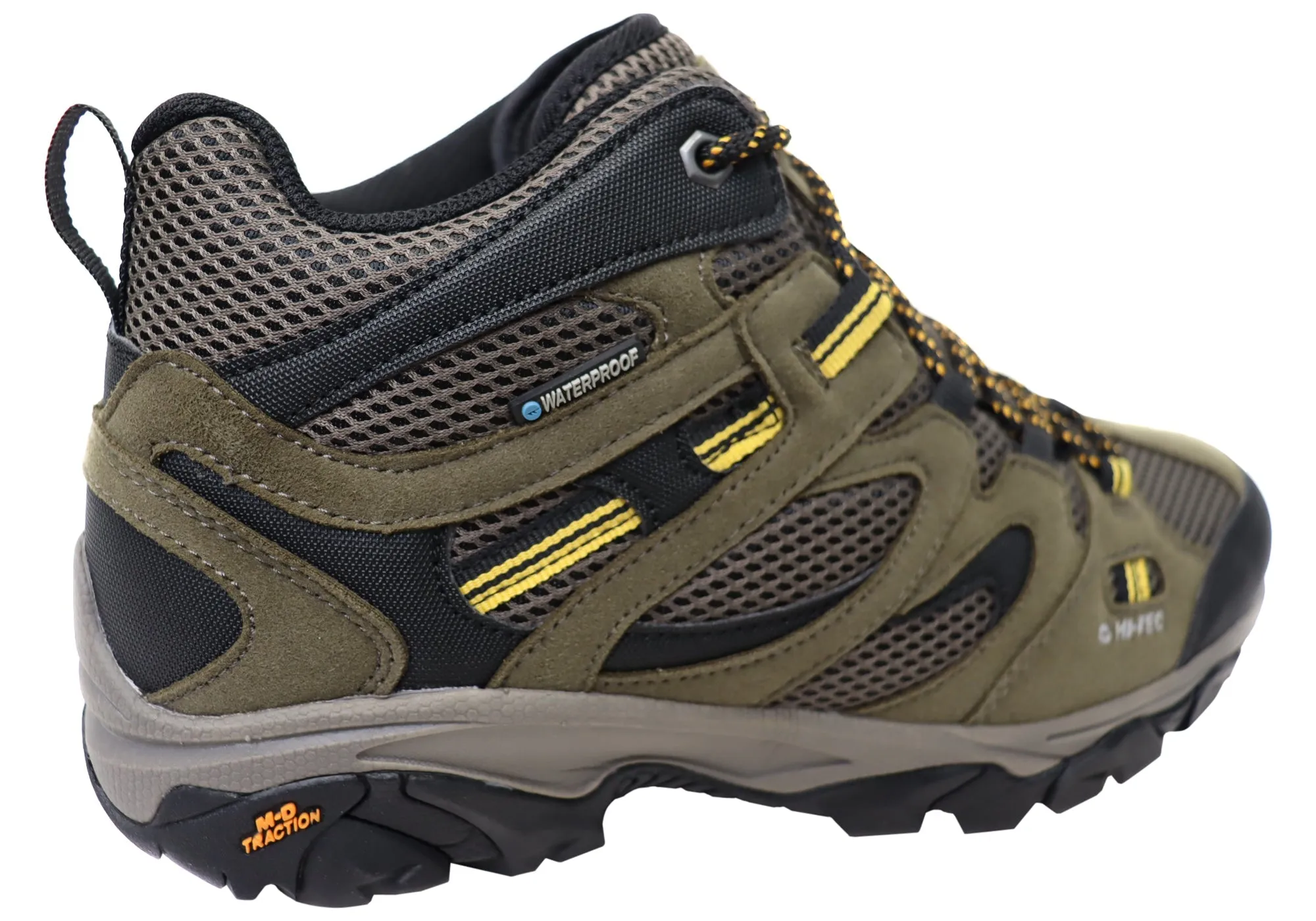 Hi Tec Mens Ravus Vent Lite Mid Waterproof Comfortable Hiking Boots