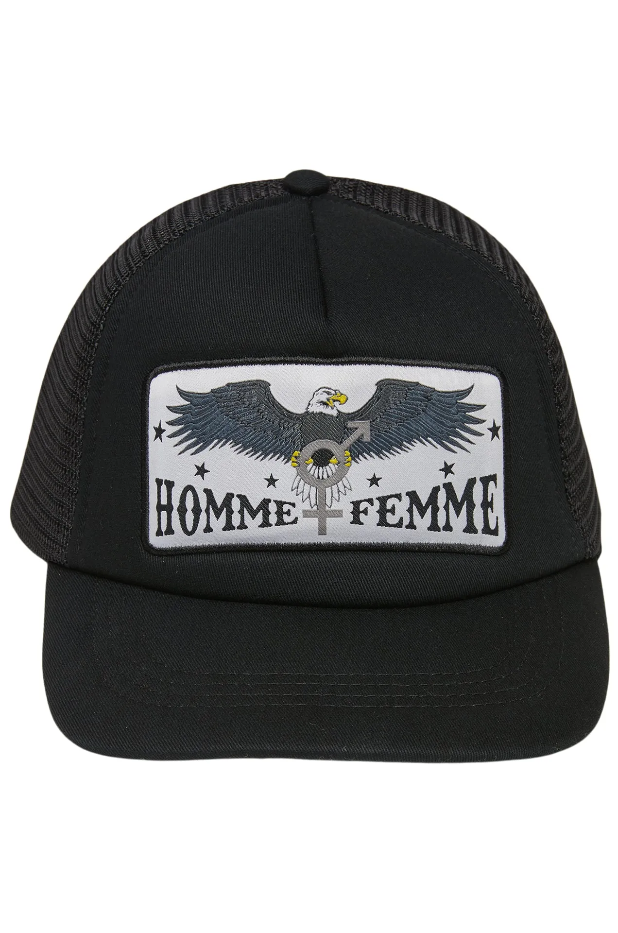 Homme Femme Bald Eagle Trucker