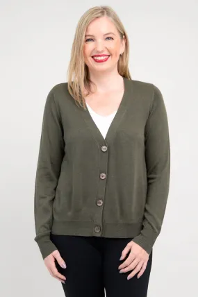 Jessica Sweater, Khaki, Bamboo Cotton