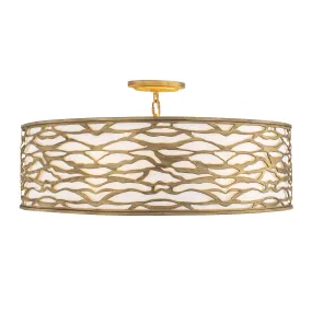 Kato 348S06HG 6-Light Ceiling Light - Havana Gold