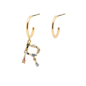 Letter R Earrings