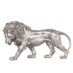 Lion Prowess Ornament - Silver