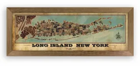 Long Island Towns Typography Map