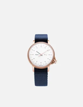 M12 Swiss Rose|White Navy Blue Nylon