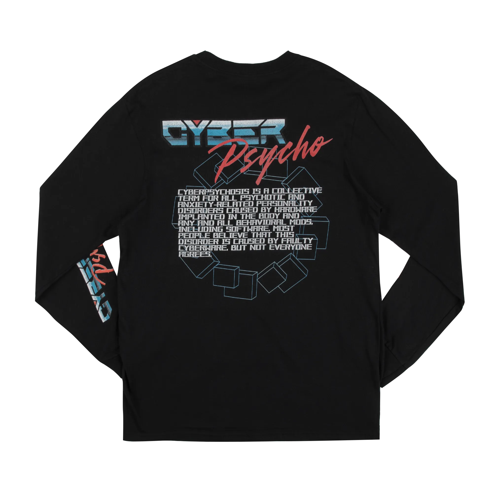 Maine Cyber Psycho Black Long Sleeve