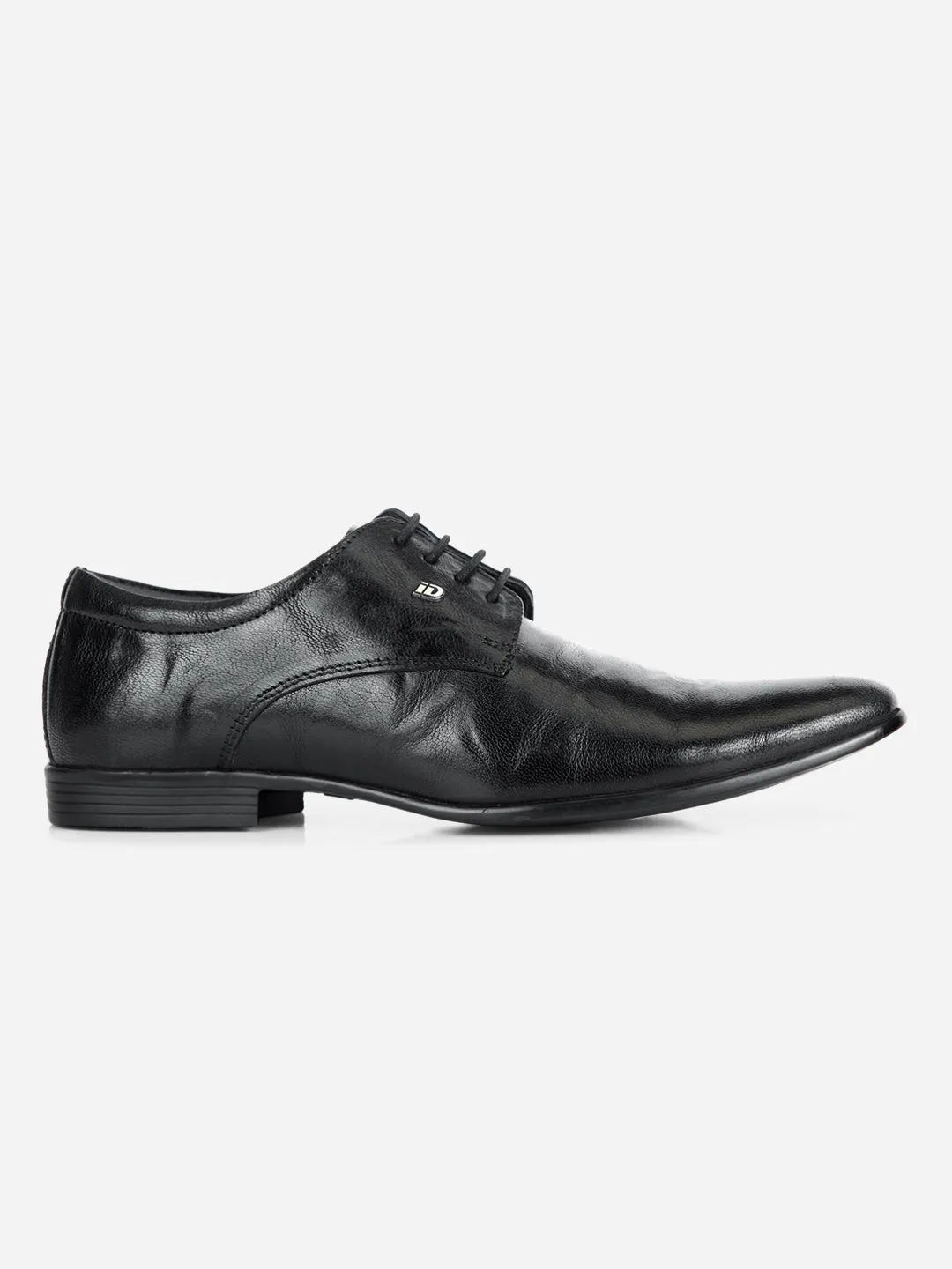 Men's Black Texture Finish Lace Up Formal  (ID2185)