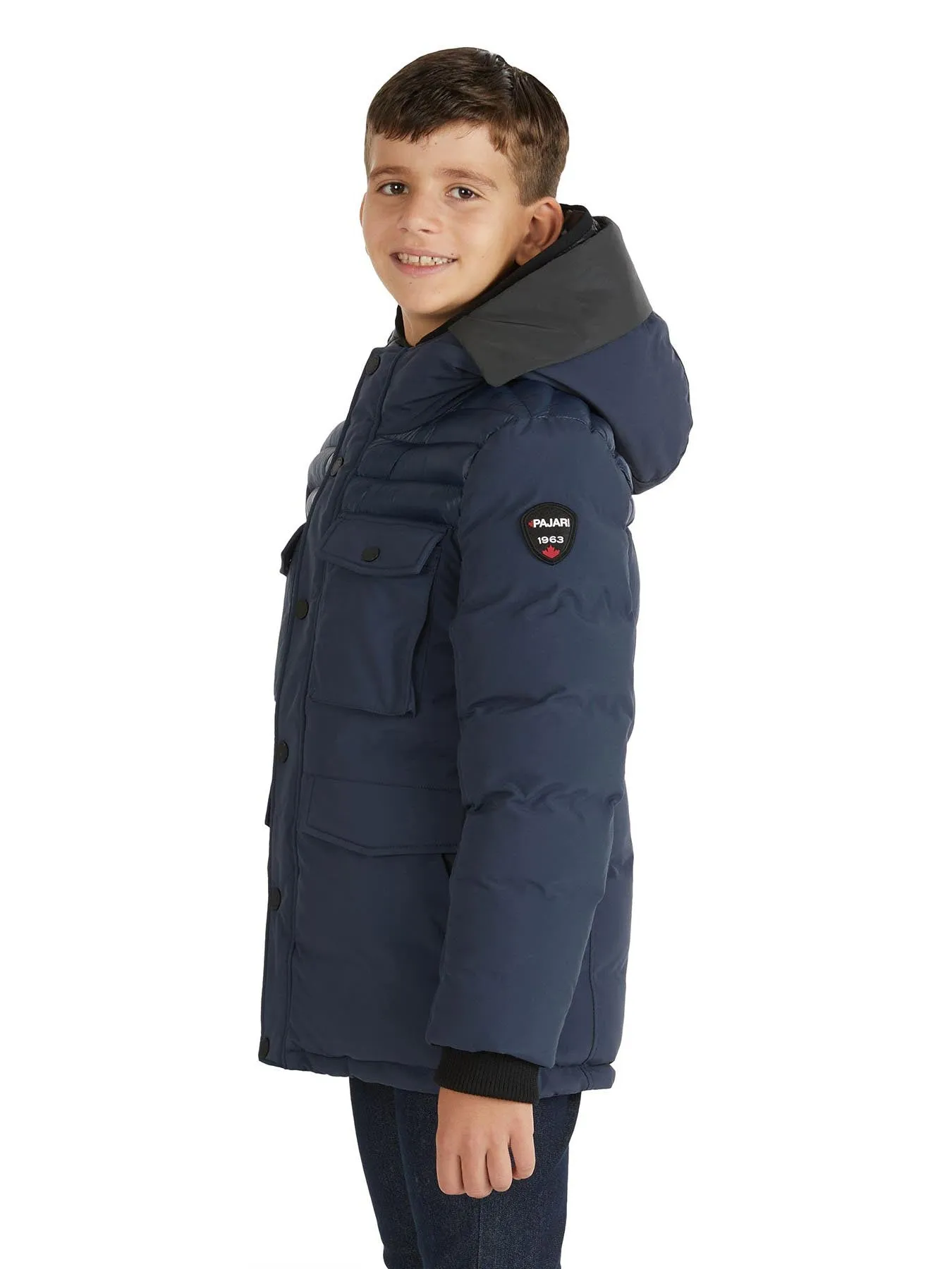 Mikkel Boys' Mixed-Media Parka