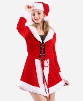 Miss Santa Christmas Costumes Dress