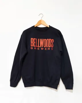 Navy Bellwoods Text Crewneck