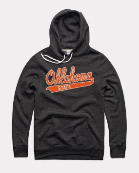 Oklahoma State Script Black Hoodie