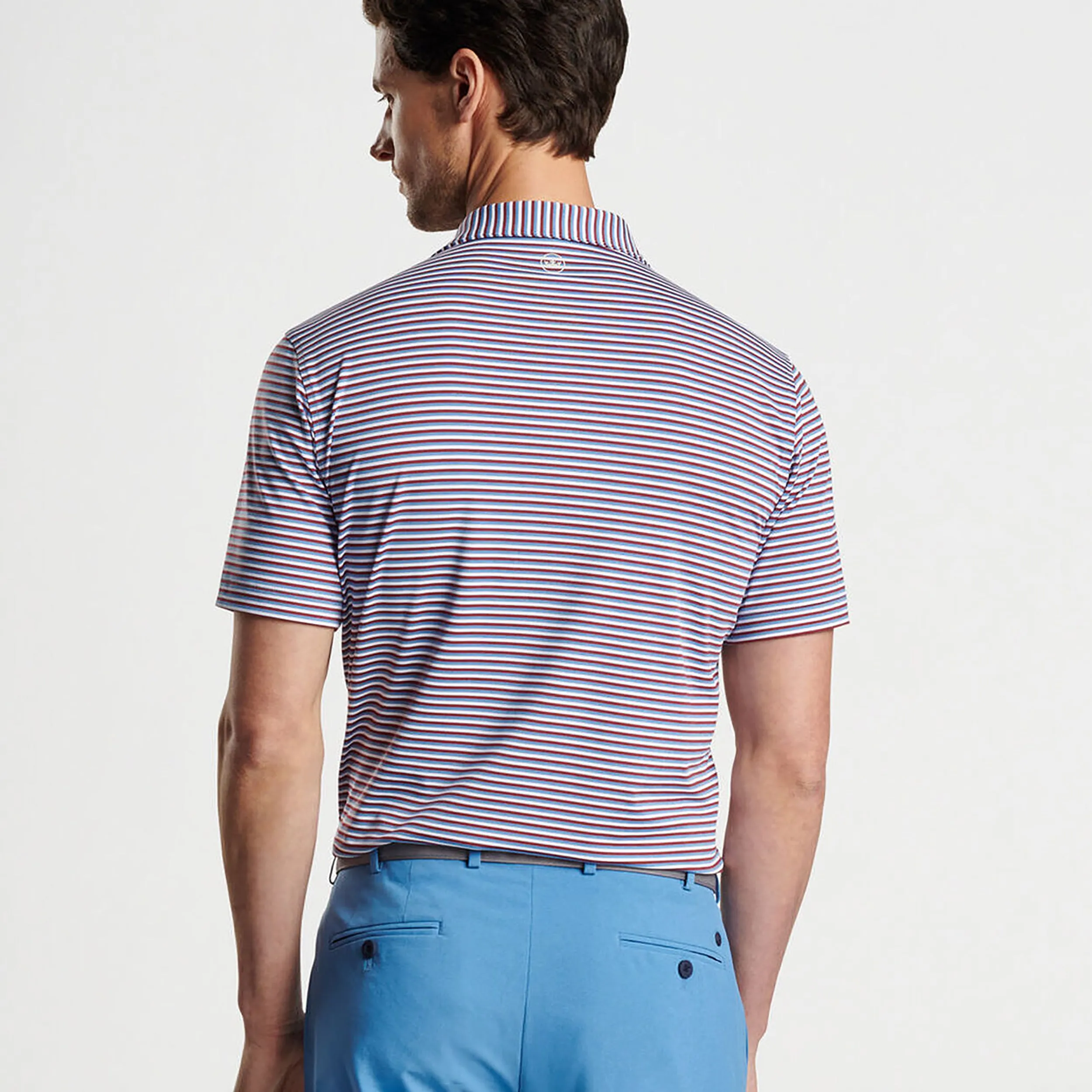 Peter Millar Keeneland Men's Milton Stripe Performance Polo