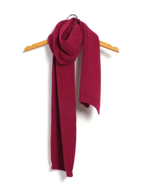 PETTER 28-06-8 | Knitted Rib Scarf | Magenta