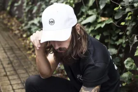 Plant Faced RECYCLED Dad Hat - White