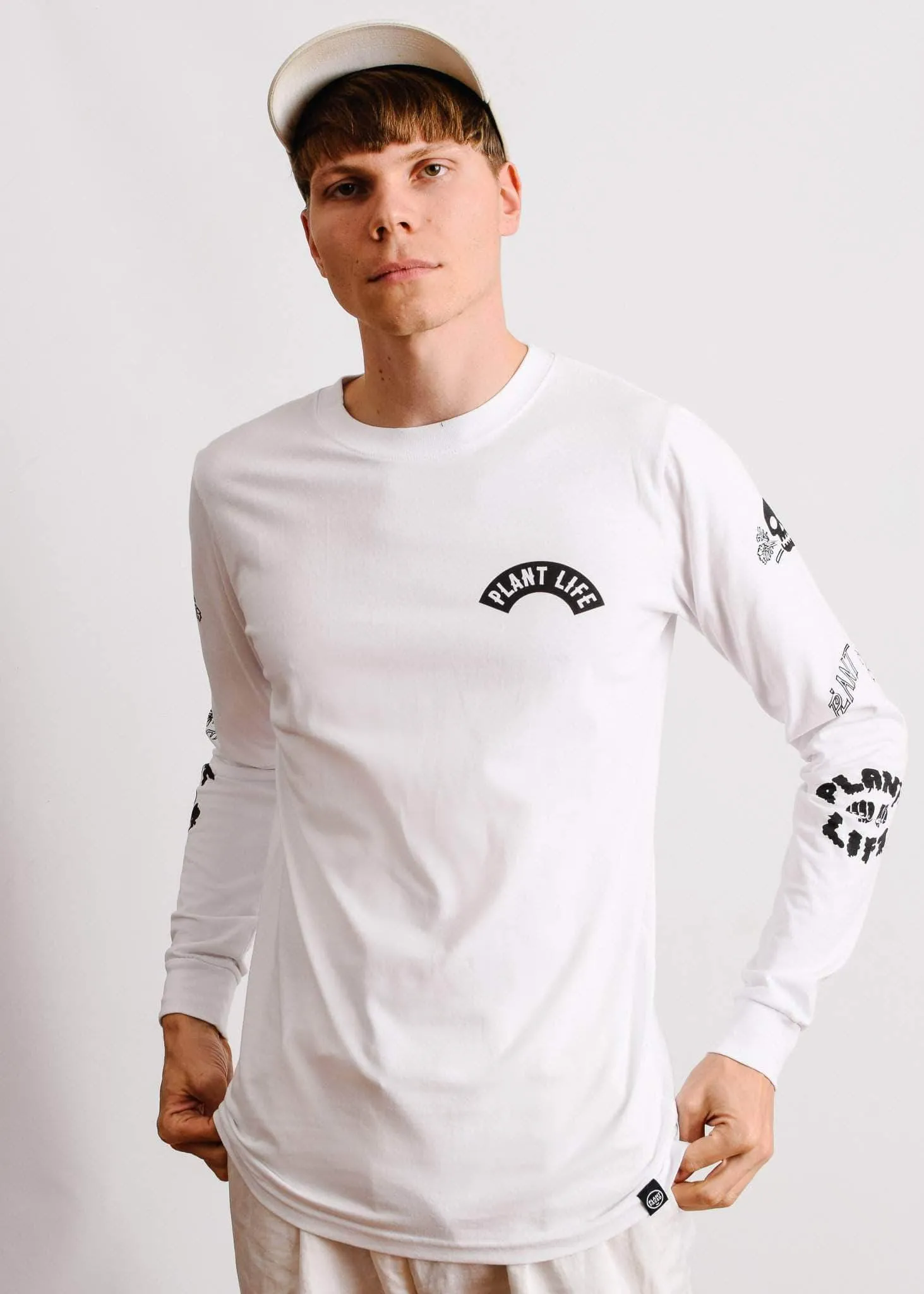 Plant Life Long Sleeve - White