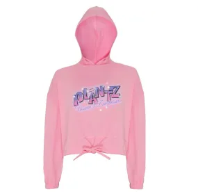 Plantz - Pink - Cropped Hoodie