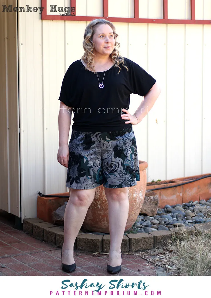 Sashay | Stretch Flared Shorts Sewing Pattern