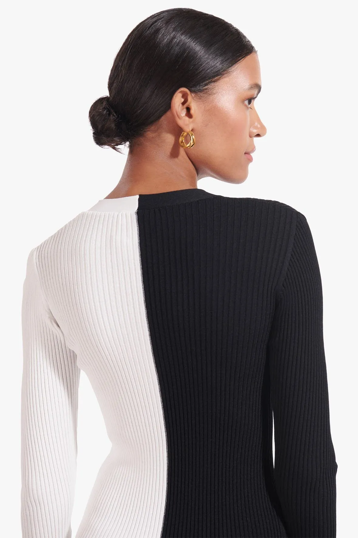 SHOKO SWEATER | BLACK WHITE